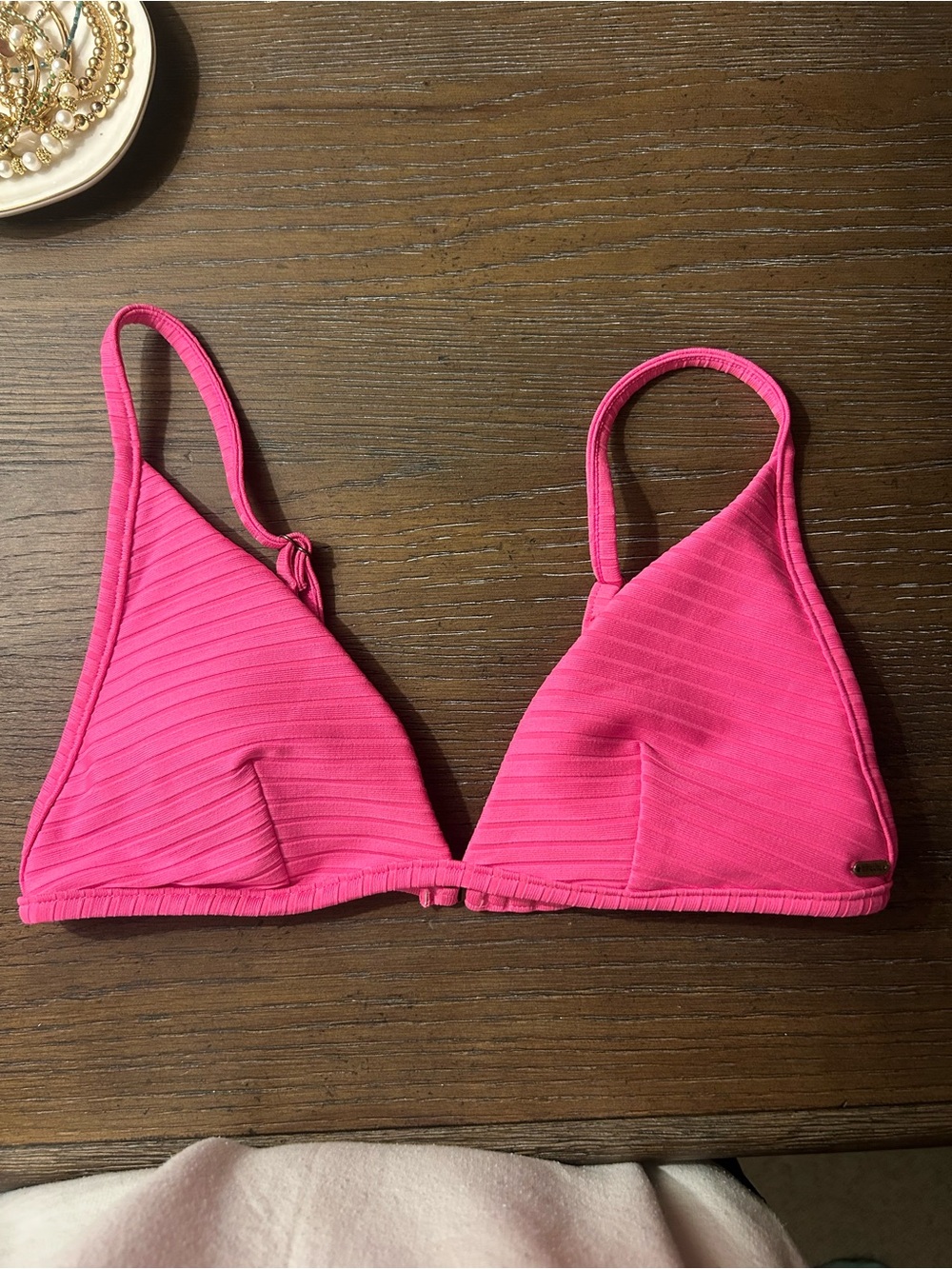 Rip curl pink bikini top